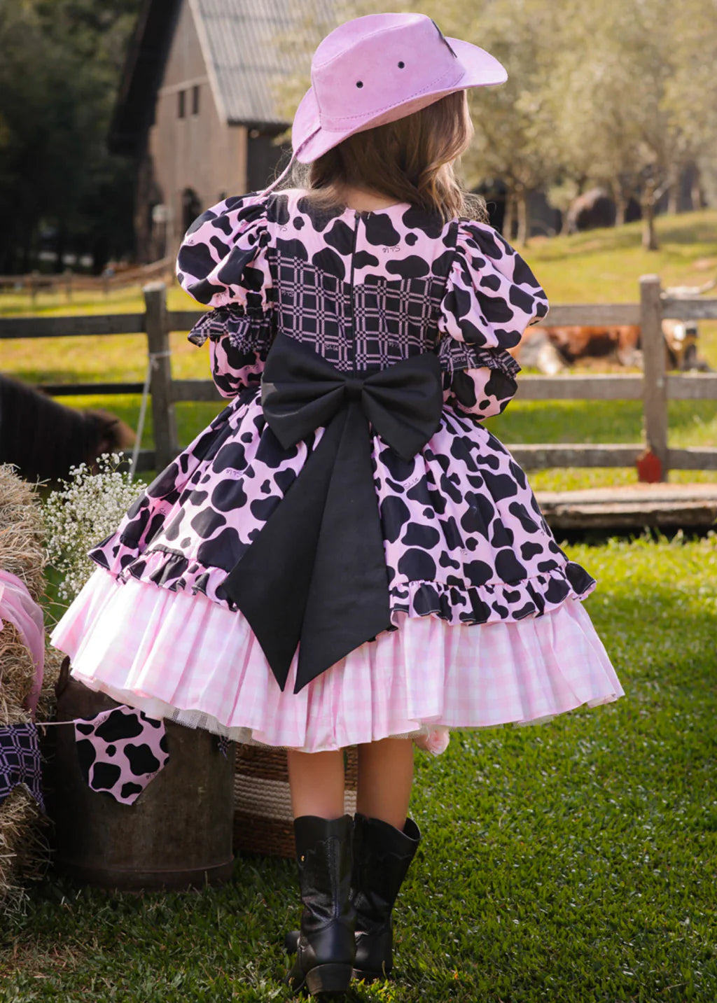 Vestido Junino Barbie Boiadeira Cowgirl