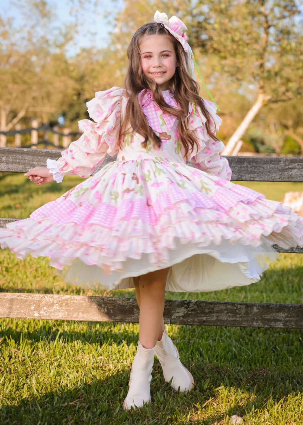Vestido Junino Vaqueira Cactos